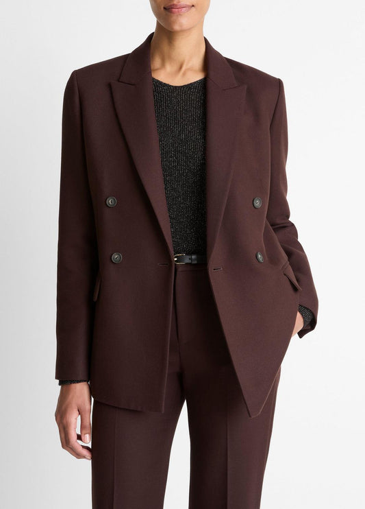 Sculptural Tailored Blazer in Blazers BLACK GRAPE | VINCE Women