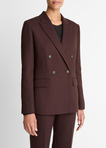 Sculptural Tailored Blazer in Blazers BLACK GRAPE | VINCE Women