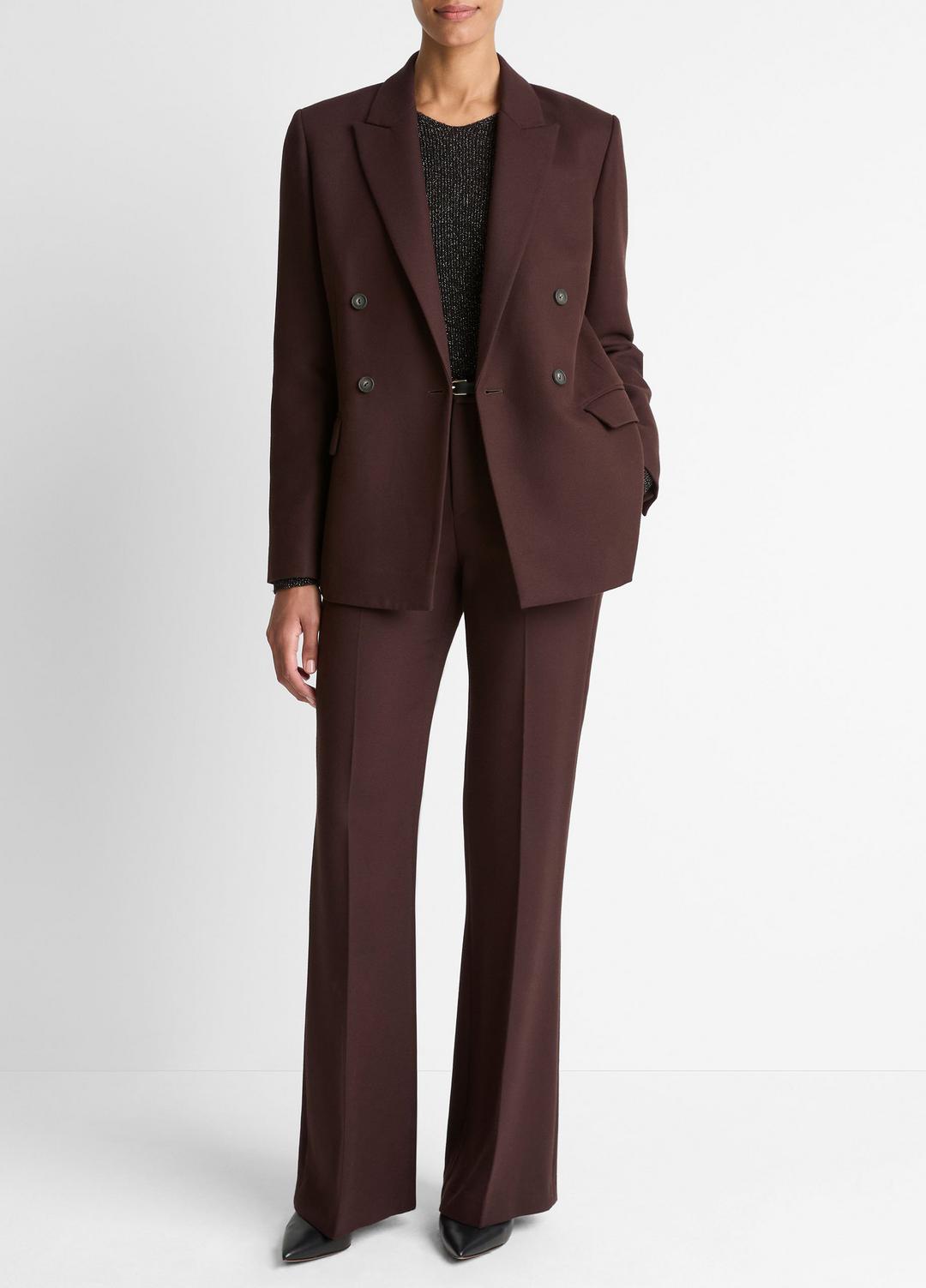 Sculptural Tailored Blazer in Blazers BLACK GRAPE | VINCE Women