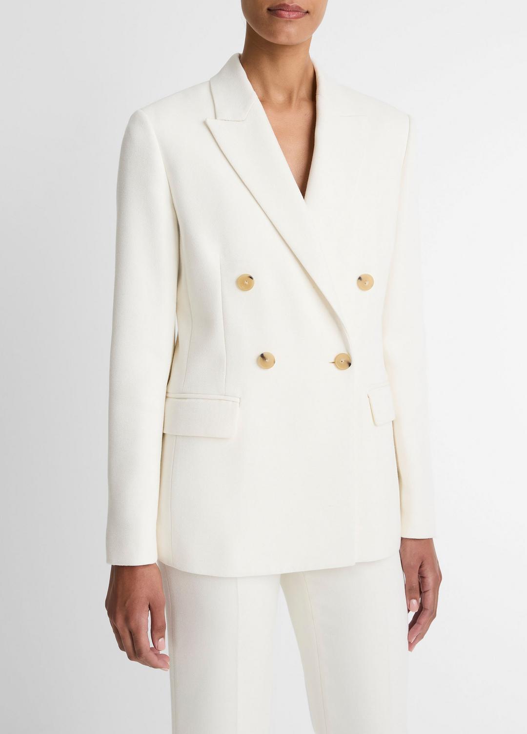Sculptural Tailored Blazer in Blazers OFF WHITE | VINCE Women