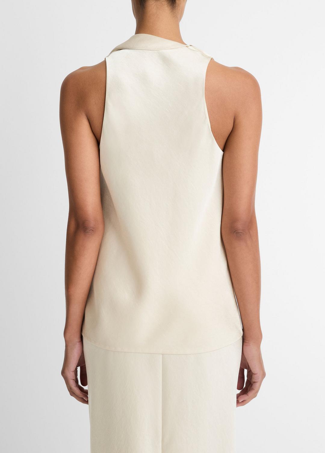 Satin Scarf Top in Tank Tops BONA | VINCE Women