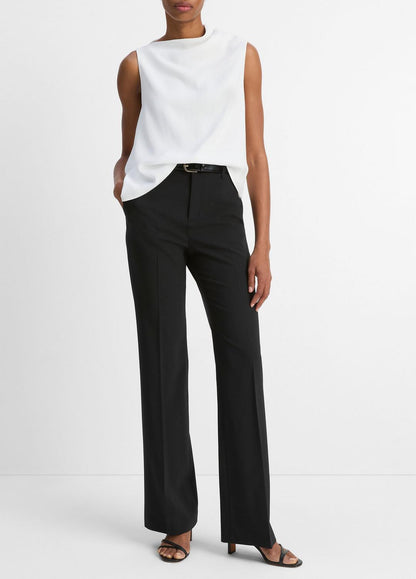 Asymmetrical Draped A-Line Top in Tank Tops OFF WHITE | VINCE Women