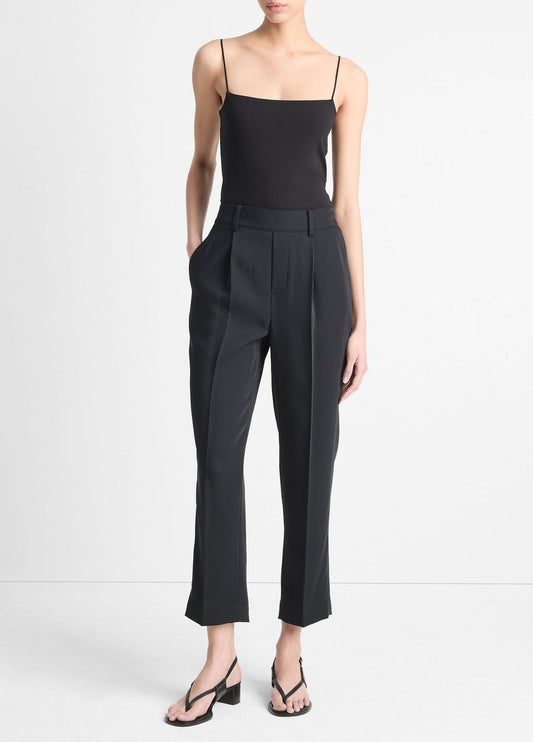 Pima Cotton Camisole in Tank Tops BLACK | VINCE Women