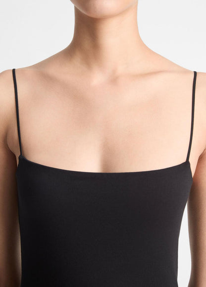Pima Cotton Camisole in Tank Tops BLACK | VINCE Women