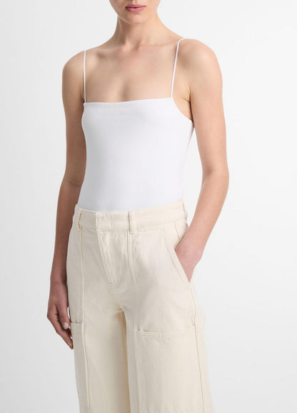 Pima Cotton Camisole in Tank Tops OPTIC WHITE | VINCE Women