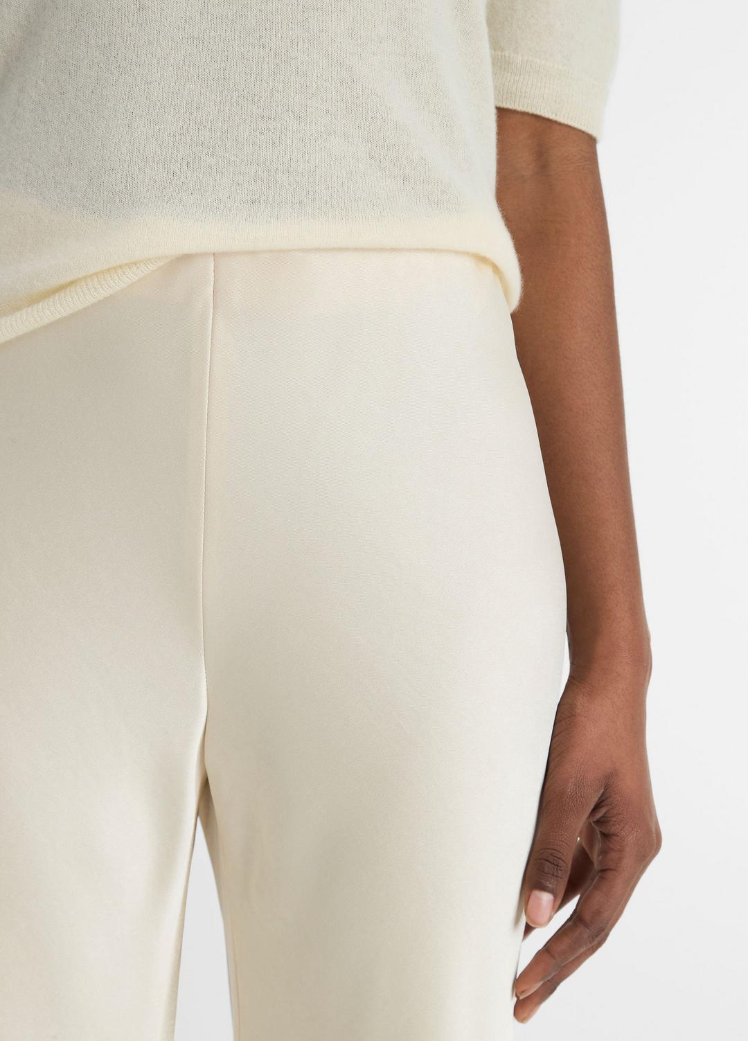 Colette High-Rise Fluid Satin Bias Pant in Pants BONA | VINCE Women