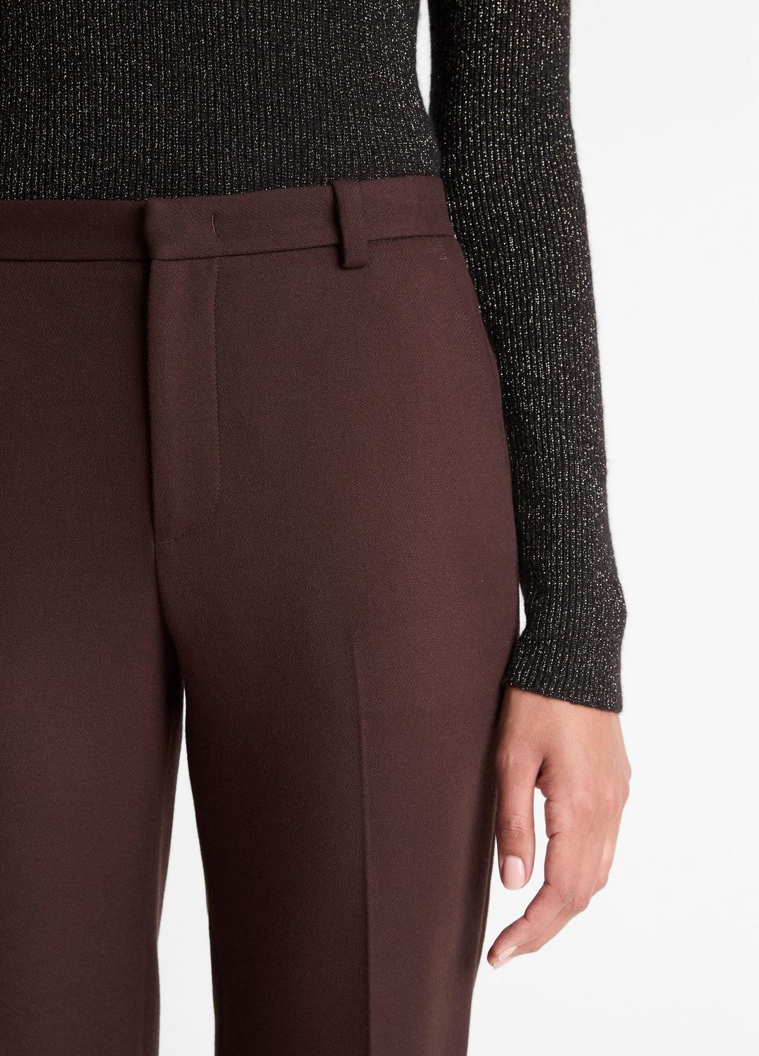 Sculptural Flare Trouser in Trousers BLACK GRAPE | VINCE Women