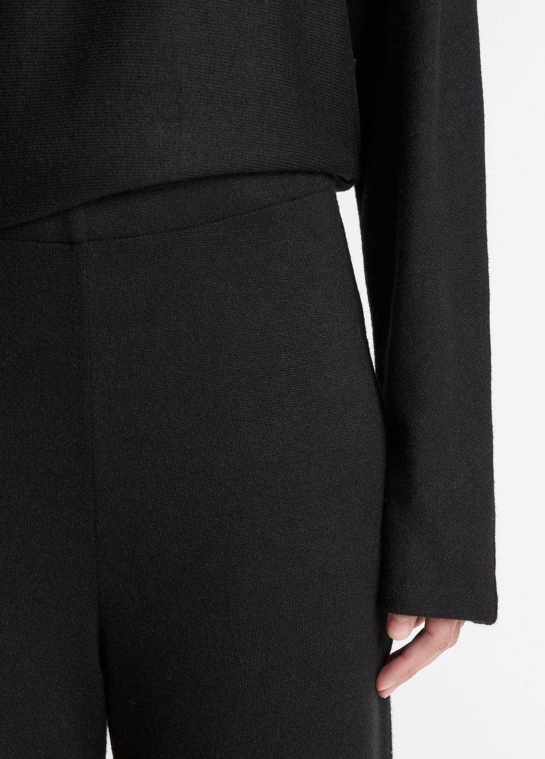Cozy Wide-Leg Pant in Wide Leg BLACK | VINCE Women