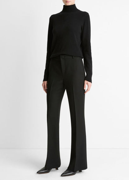 Sculptural Flare Trouser in Trousers BLACK | VINCE Women