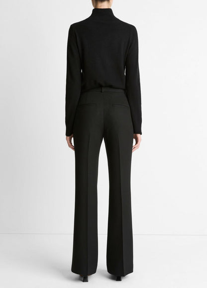 Sculptural Flare Trouser in Trousers BLACK | VINCE Women