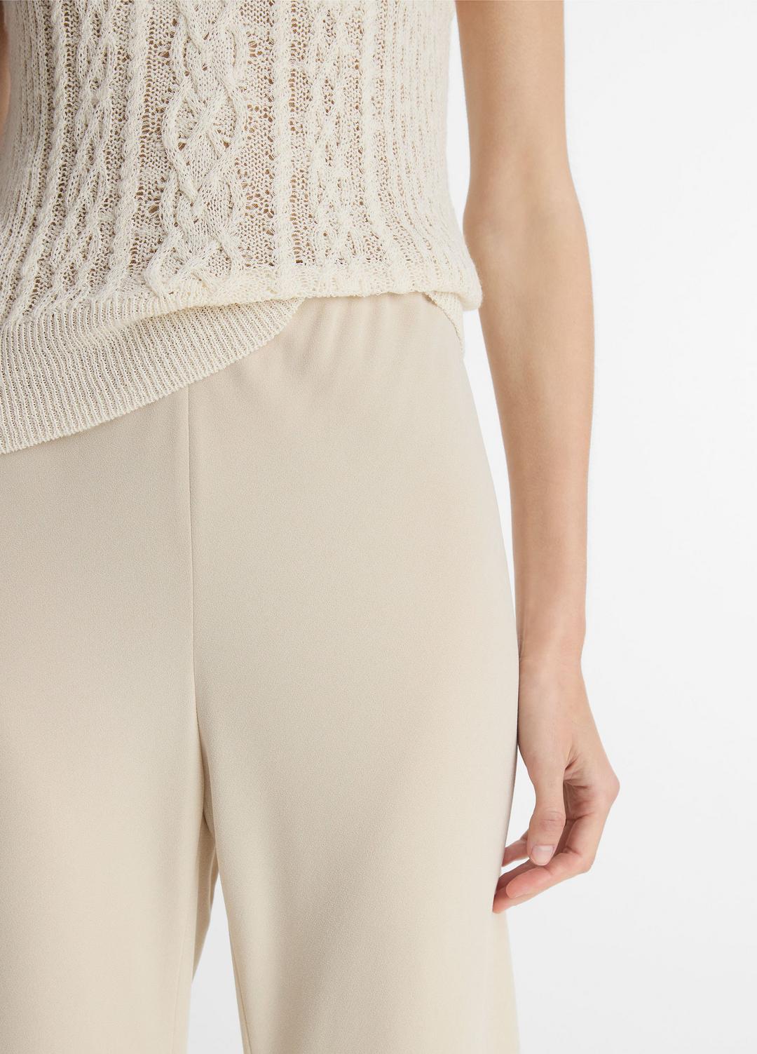 Colette High-Rise Crepe Bias Pant in Trousers SHELL | VINCE Women