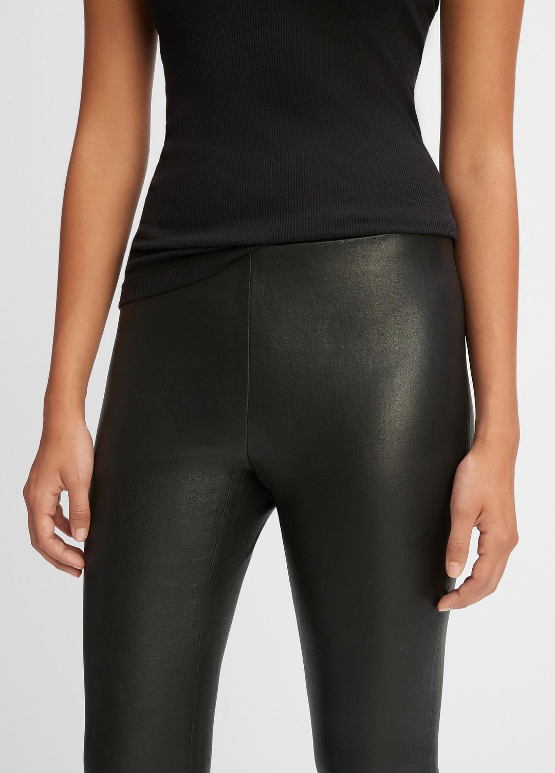 Leather Legging in Leggings BLACK | VINCE Women