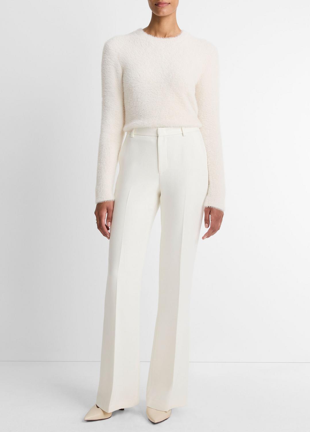 Sculptural Flare Trouser in Trousers OFF WHITE | VINCE Women