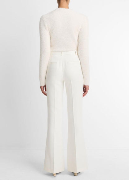 Sculptural Flare Trouser in Trousers OFF WHITE | VINCE Women