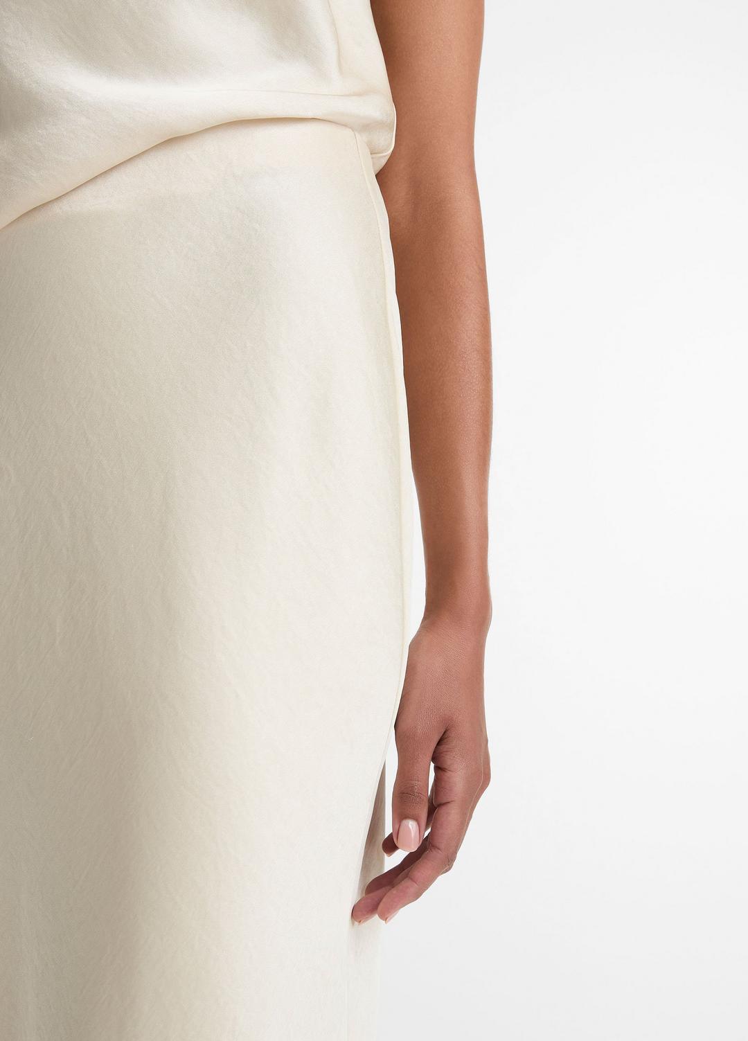 Satin Bias Column Skirt in Skirts BONA | VINCE Women