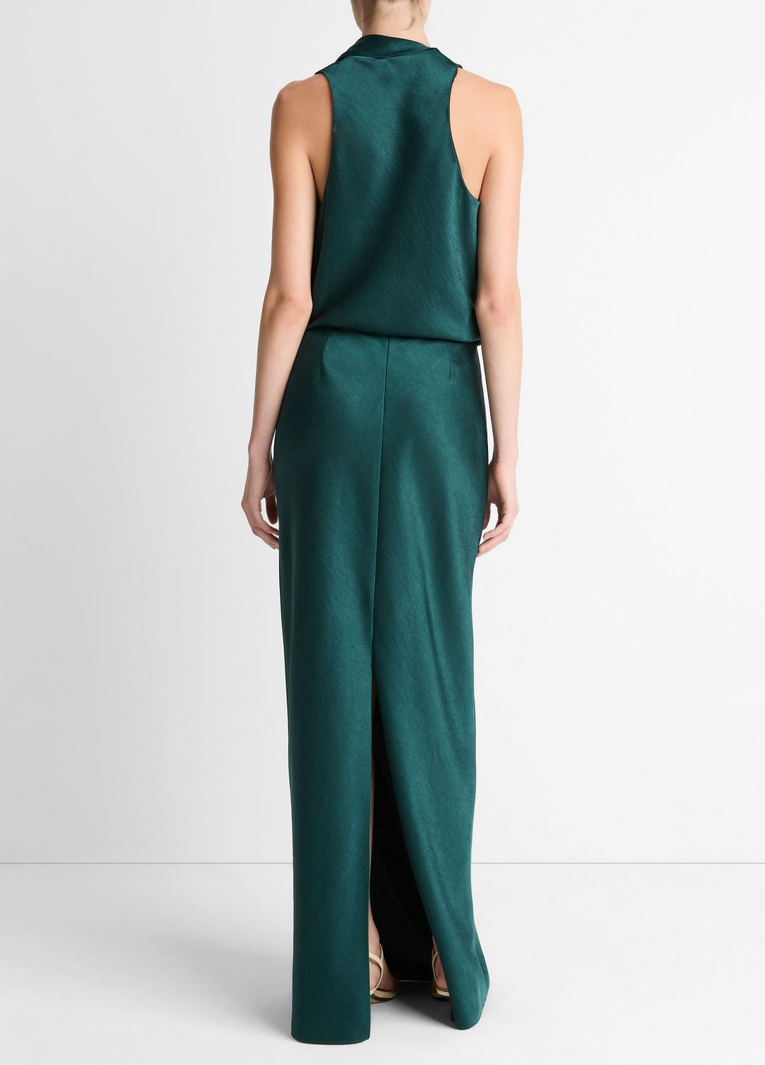 Satin Bias Column Skirt in Skirts JUNIPER | VINCE Women