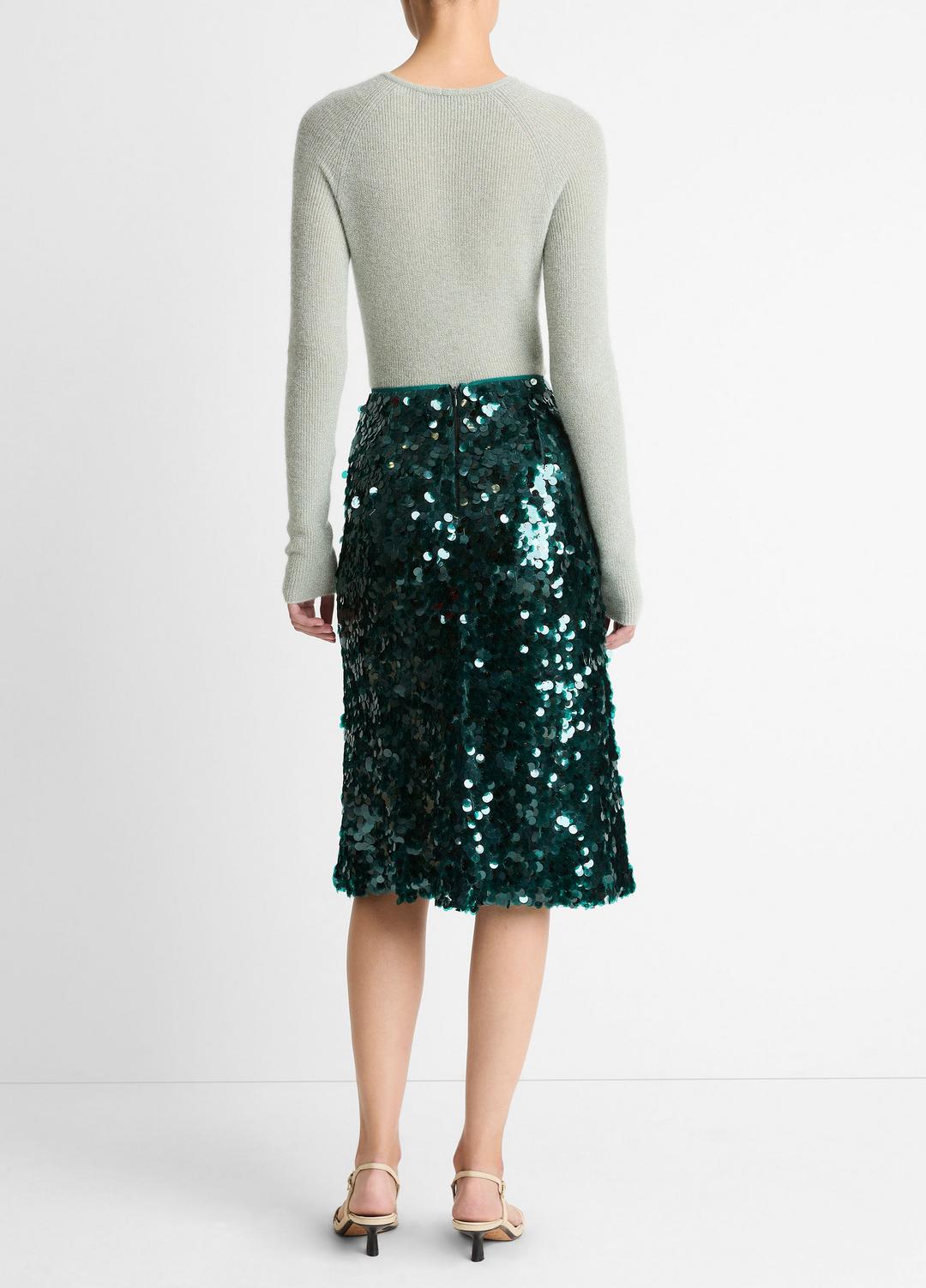 Paillette Bias Skirt in Skirts JUNIPER | VINCE Women