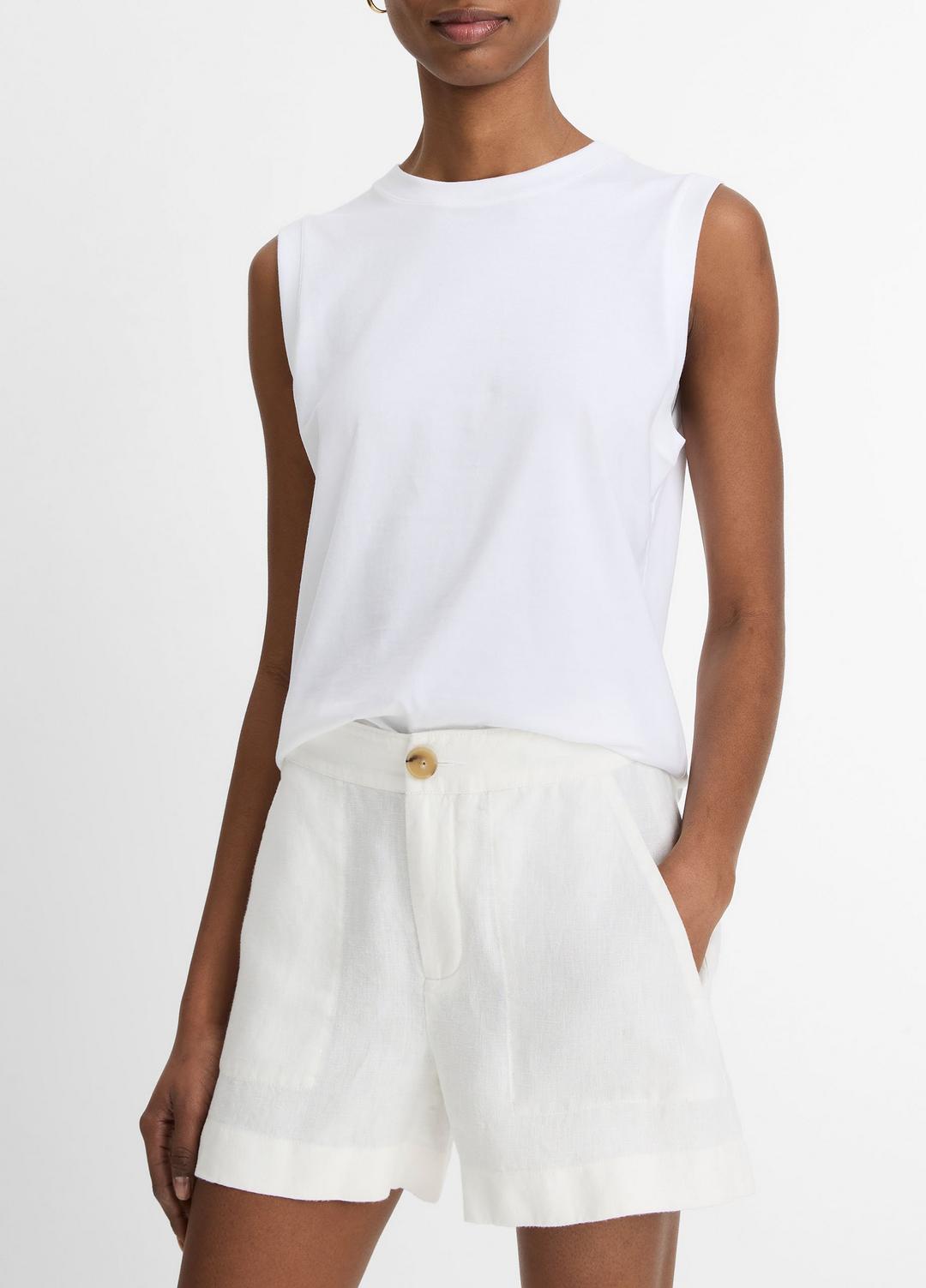 Hemp Short in Shorts OFF WHITE | VINCE Women