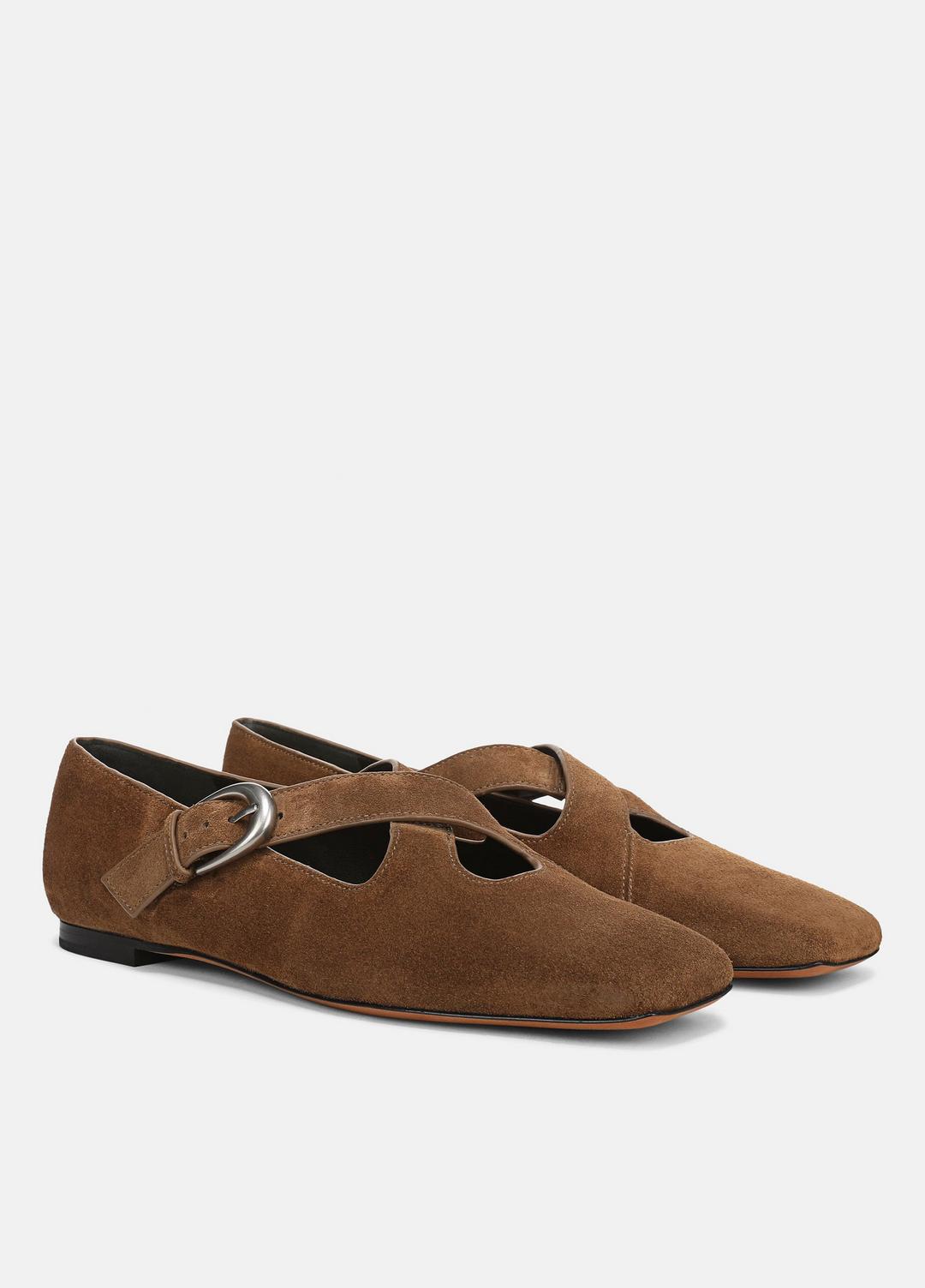 Cici Suede Flat in Loafers & Flats ELMWOOD | VINCE Women