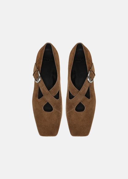 Cici Suede Flat in Loafers & Flats ELMWOOD | VINCE Women