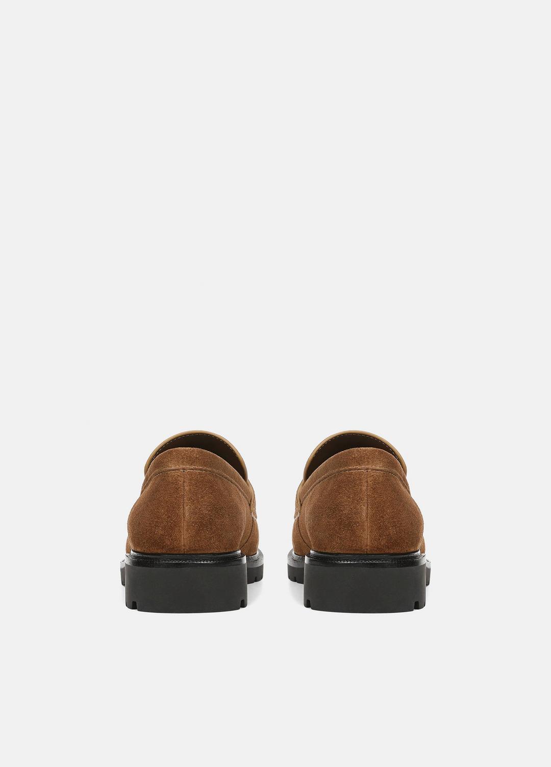 Siena Suede Lug-Sole Loafer in Loafers & Flats ELM WOOD | VINCE Women