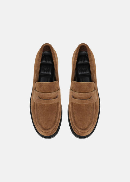 Siena Suede Lug-Sole Loafer in Loafers & Flats ELM WOOD | VINCE Women