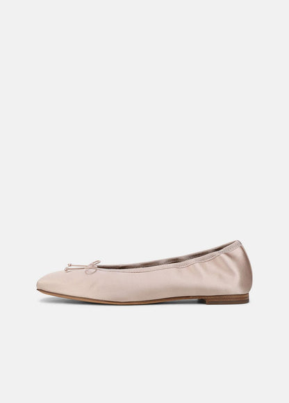 Darla Satin Ballet Flat in Loafers & Flats CASA ROSA | VINCE Women