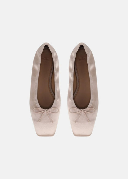 Darla Satin Ballet Flat in Loafers & Flats CASA ROSA | VINCE Women