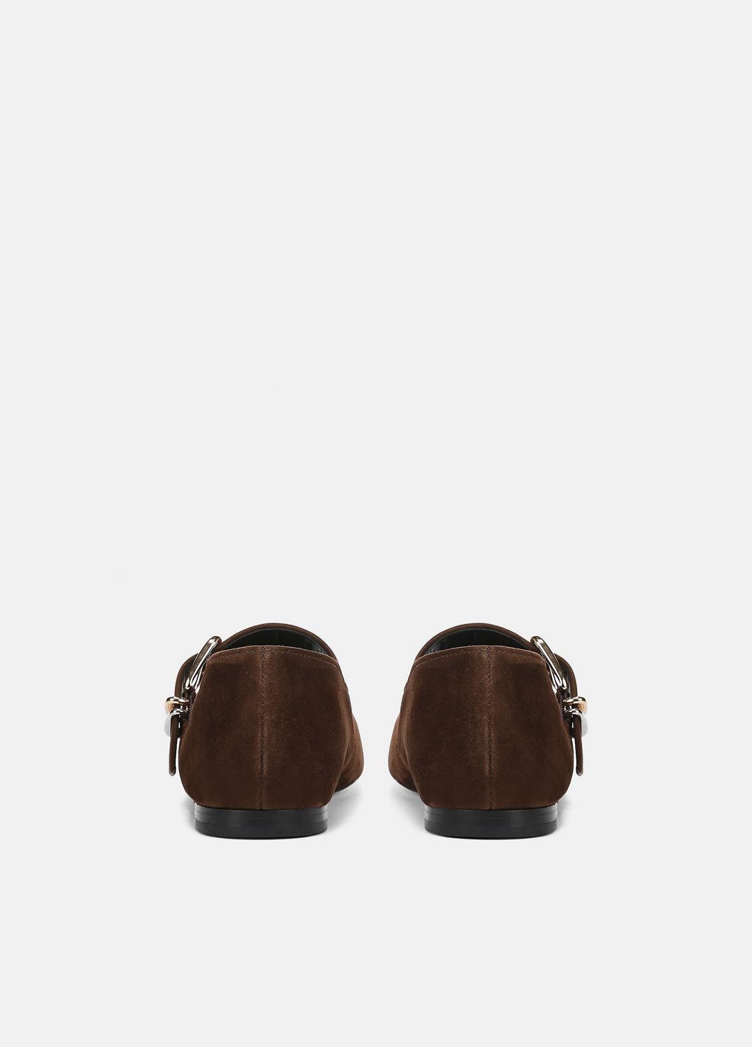 Daniela Suede Mary Jane Flat in Loafers & Flats CLOVE | VINCE Women