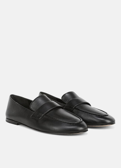 Tommi Leather Loafer in Loafers & Flats BLACK | VINCE Women