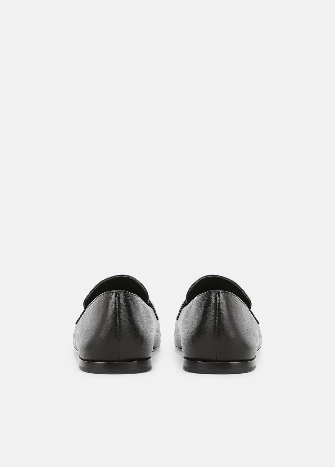 Tommi Leather Loafer in Loafers & Flats BLACK | VINCE Women