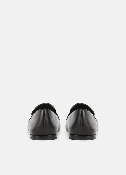 Tommi Leather Loafer in Loafers & Flats BLACK | VINCE Women