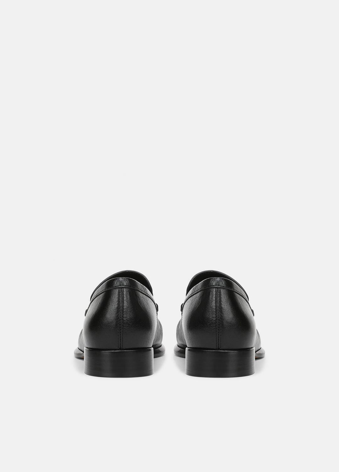 Nora Leather Loafer in Loafers & Flats BLACK | VINCE Women