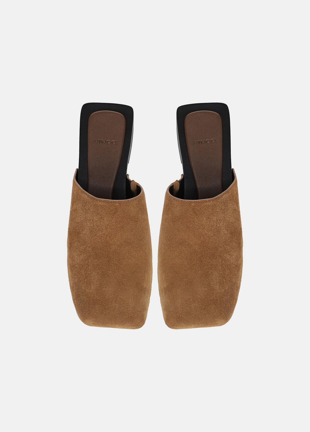 Margarita Suede Clog in Loafers & Flats ELMWOOD | VINCE Women