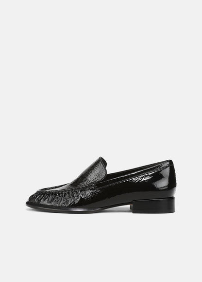 Nora Leather Loafer in Loafers & Flats BLACK | VINCE Women