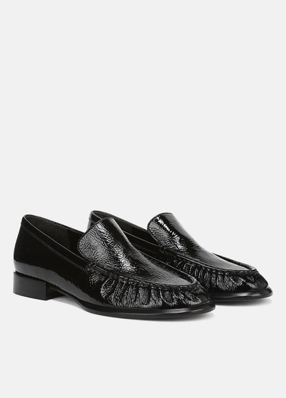 Nora Leather Loafer in Loafers & Flats BLACK | VINCE Women