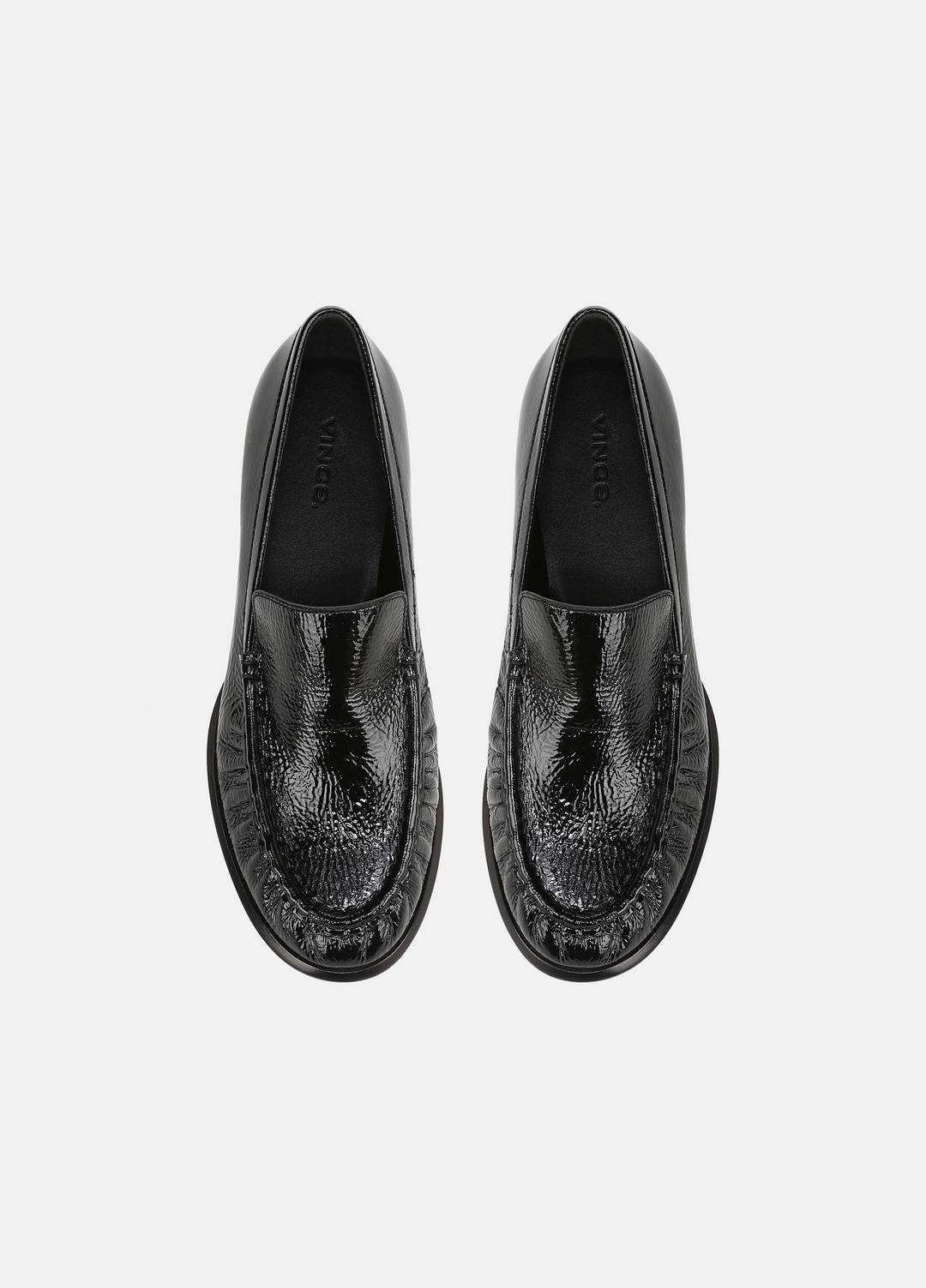 Nora Leather Loafer in Loafers & Flats BLACK | VINCE Women