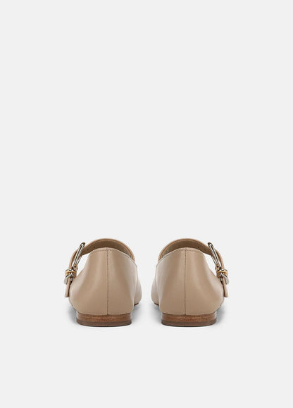 Daniela Leather Mary Jane Flat in Loafers & Flats WARM ALMOND | VINCE Women