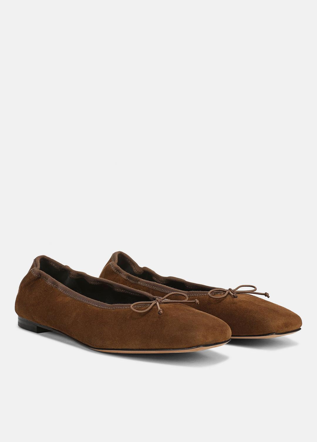 Darla Suede Ballet Flat in Loafers & Flats ELMWOOD | VINCE Women
