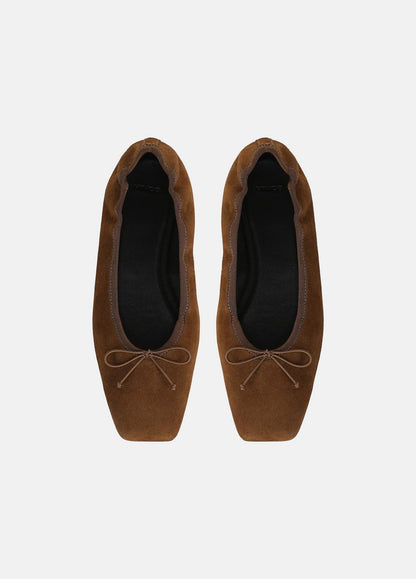 Darla Suede Ballet Flat in Loafers & Flats ELMWOOD | VINCE Women