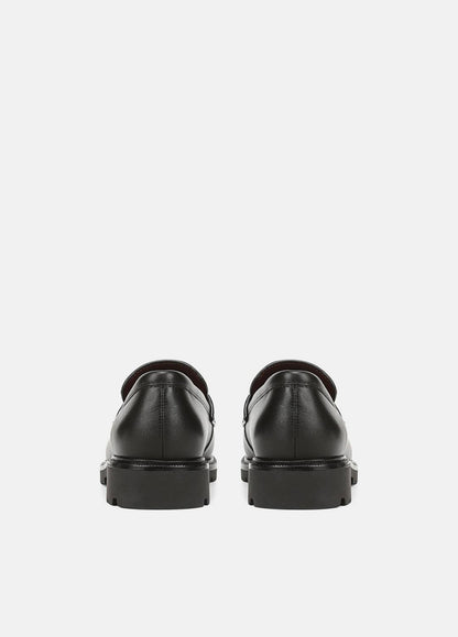 Siena Leather Lug-Sole Loafer in Loafers & Flats BLACK | VINCE Women