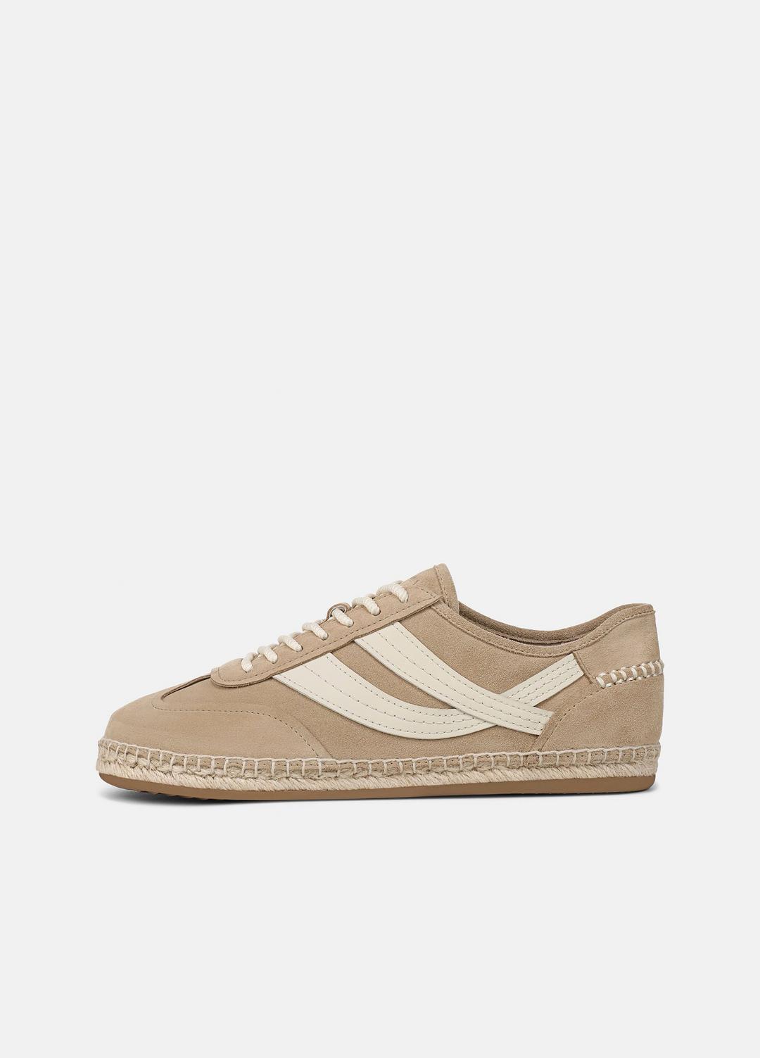 Oasis Suede & Leather Espadrille Sneaker in Sneakers SAND TRAIL | VINCE Women