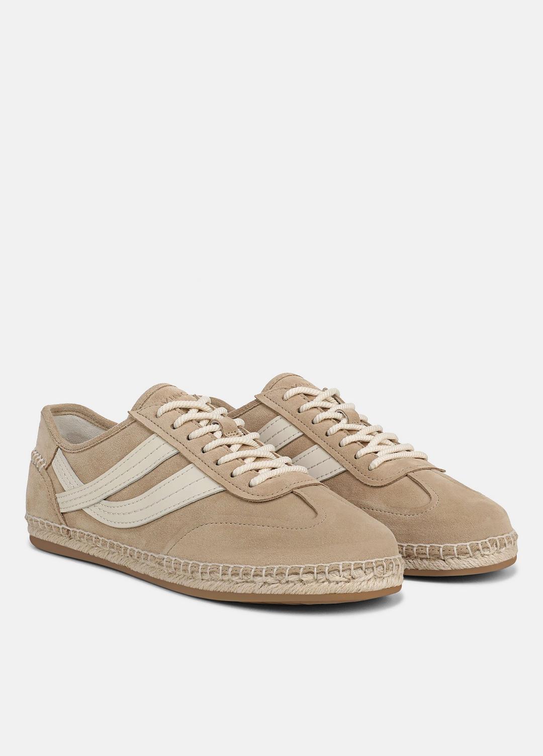 Oasis Suede & Leather Espadrille Sneaker in Sneakers SAND TRAIL | VINCE Women