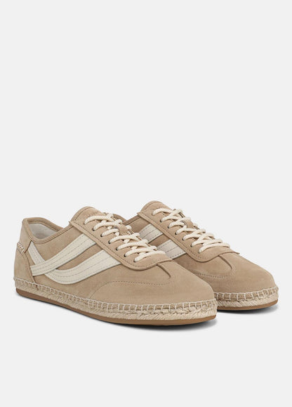 Oasis Suede & Leather Espadrille Sneaker in Sneakers SAND TRAIL | VINCE Women