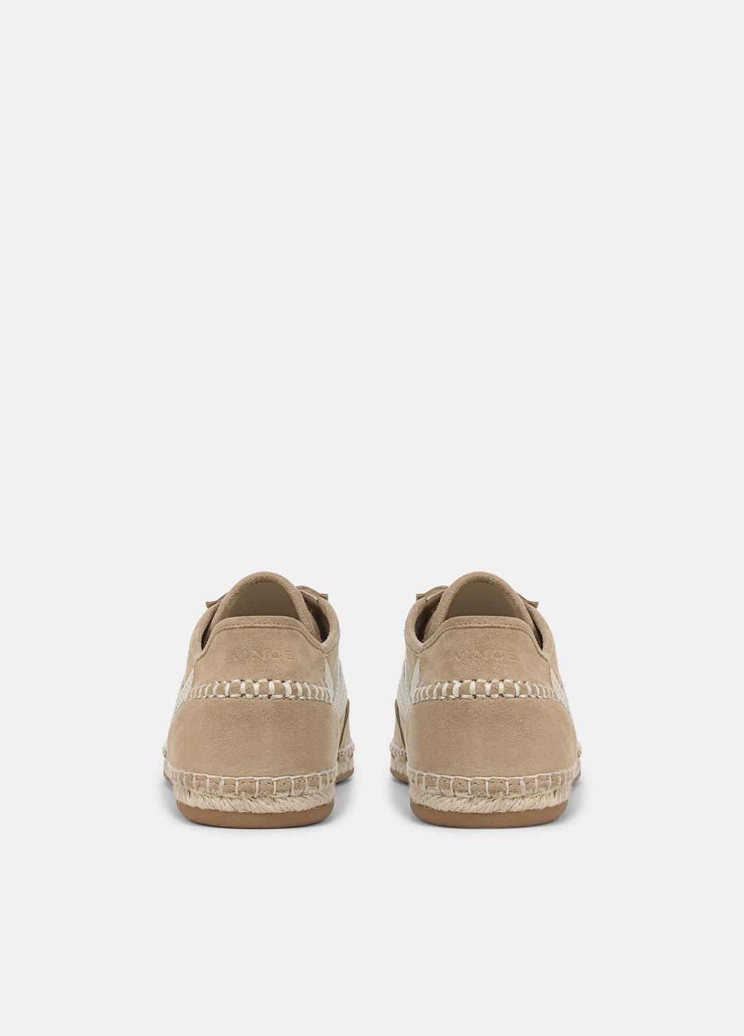 Oasis Suede & Leather Espadrille Sneaker in Sneakers SAND TRAIL | VINCE Women
