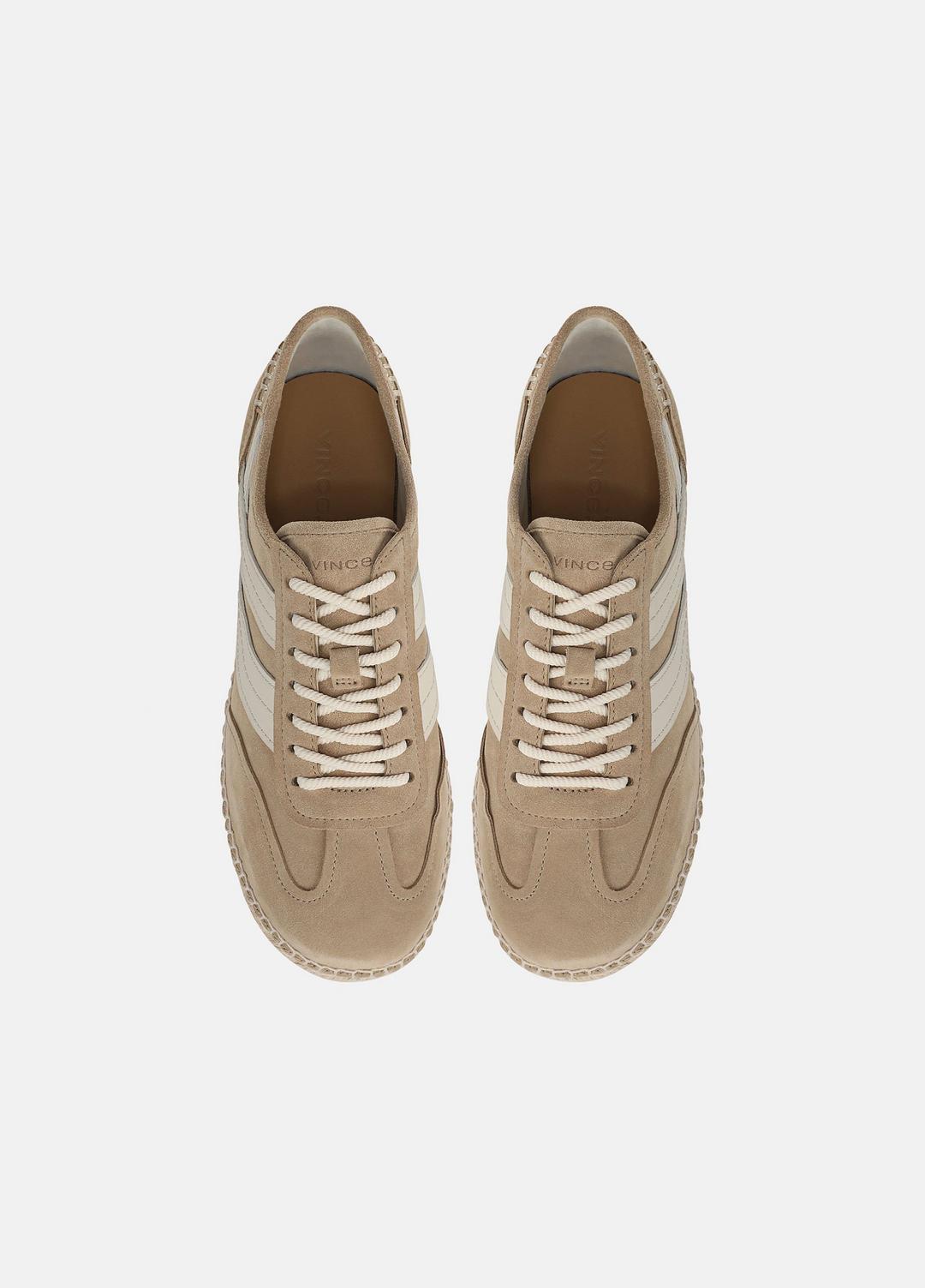 Oasis Suede & Leather Espadrille Sneaker in Sneakers SAND TRAIL | VINCE Women