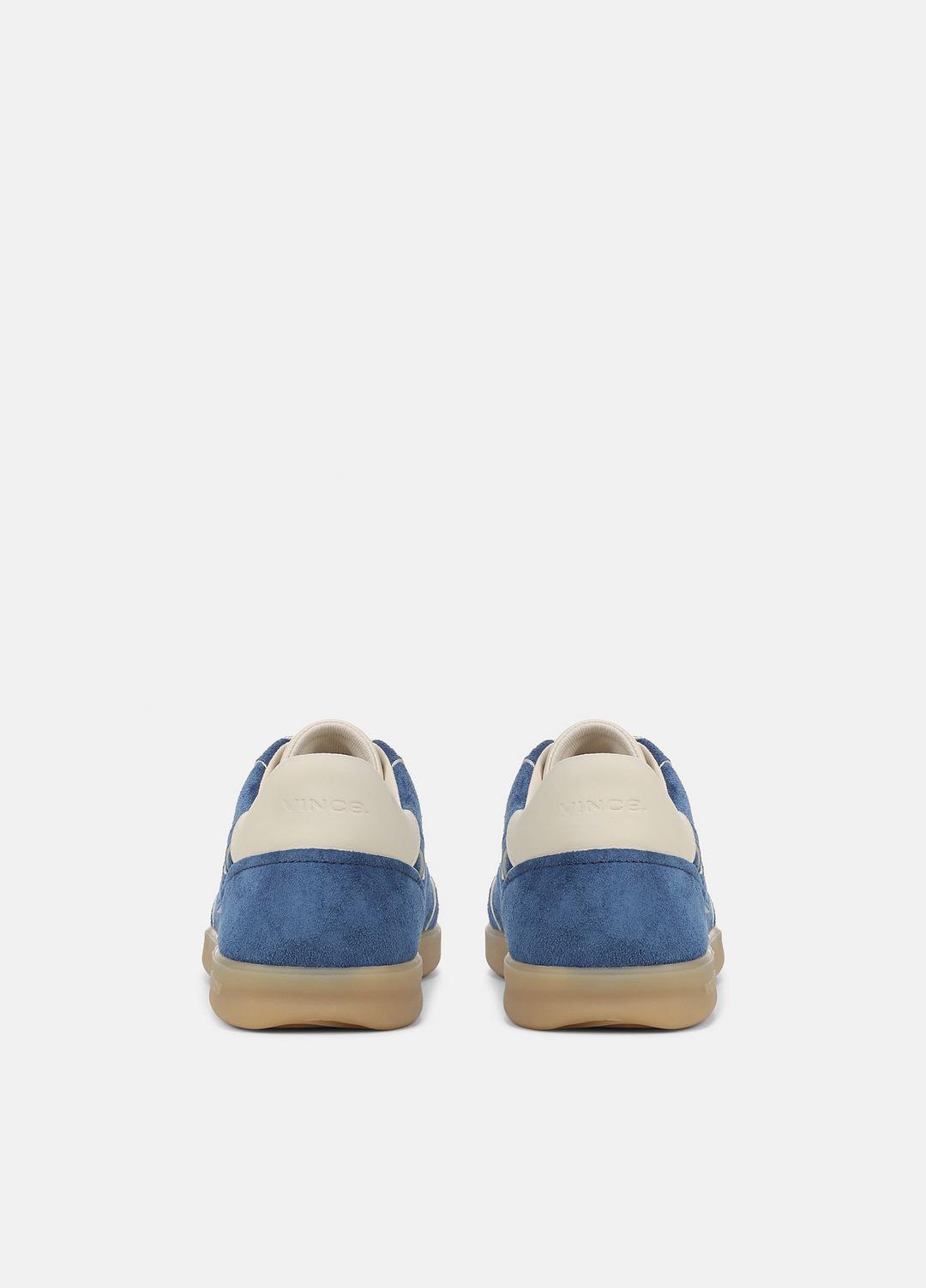 Oasis Contrast-Edge Suede Sneaker in Sneakers INDIGO/FLAX | VINCE Women