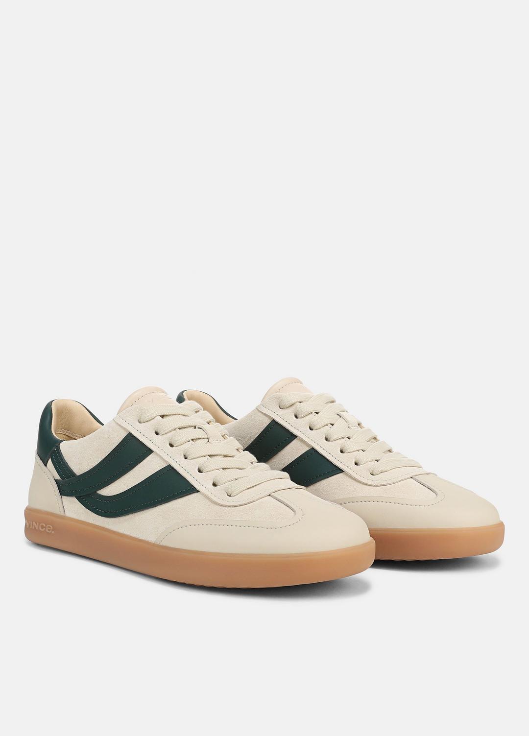 Oasis Suede & Leather Runner Sneaker in Sneakers MACADEMIA/INDIGO | VINCE Women