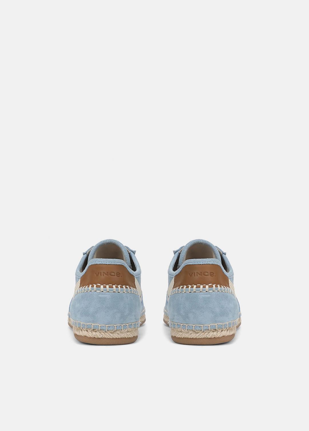 Oasis Suede & Leather Espadrille Sneaker in Sneakers GLACIAL BLUE/FLAX | VINCE Women