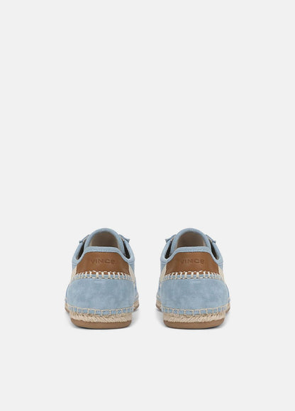 Oasis Suede & Leather Espadrille Sneaker in Sneakers GLACIAL BLUE/FLAX | VINCE Women
